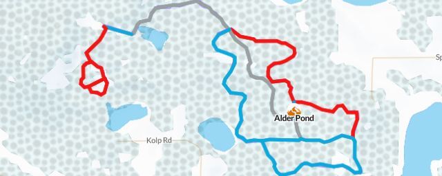 Piste map of the resort Alder Pond