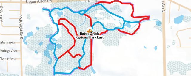 Piste map of the resort Battle Creek Regional Park East