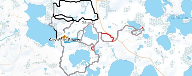 Piste map of the resort Carver Park Reserve