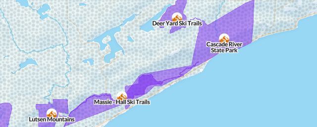 Piste map of the resort Cascade River State Park