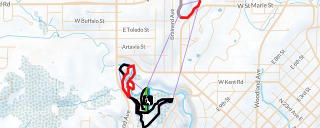 Piste map of the resort Chester Bowl
