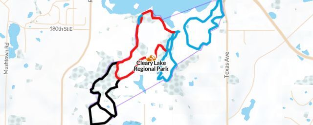 Piste map of the resort Cleary Lake Regional Park