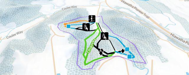 Piste map of the resort Coffee Mill Ski & Snowboard Resort