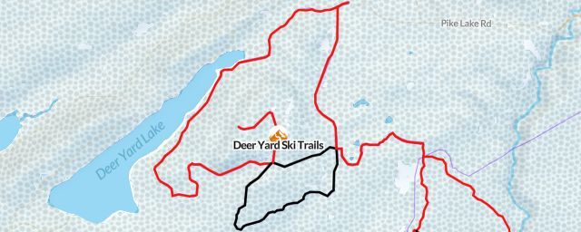 Piste map of the resort Deer Yard Ski Trails