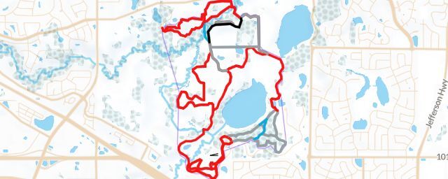 Piste map of the resort Elm Creek Park Reserve