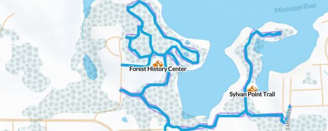 Piste map of the resort Forest History Center
