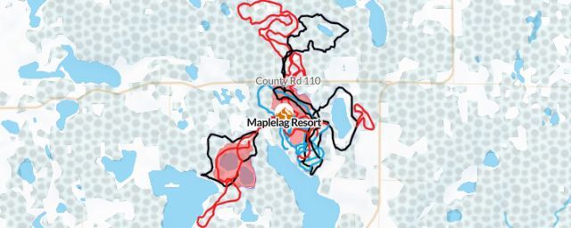 Piste map of the resort Maplelag Resort