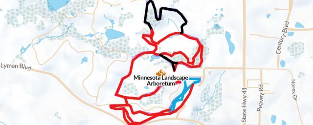 Piste map of the resort Minnesota Landscape Arboretum