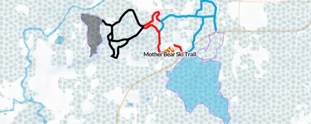 Piste map of the resort Mother Bear Ski Trail