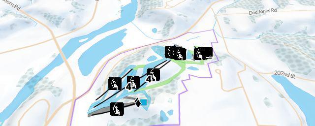 Piste map of the resort Mount Kato Ski Area