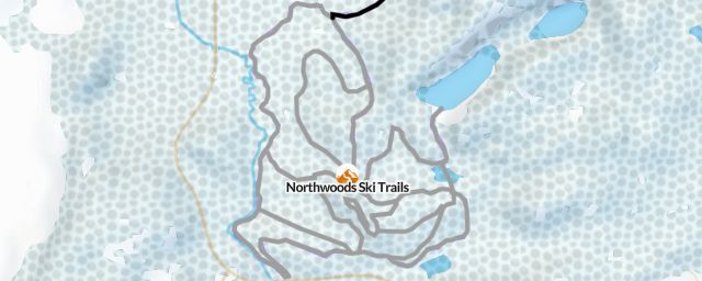Piste map of the resort Northwoods Ski Trails