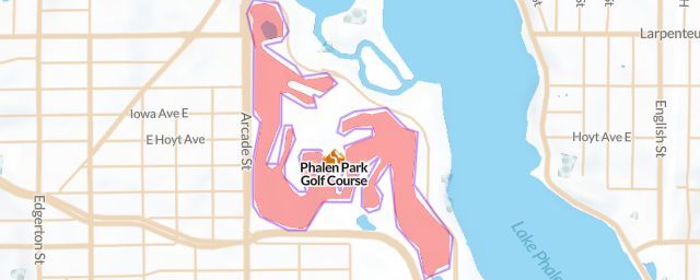 Piste map of the resort Phalen Park Golf Course