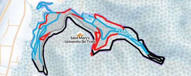 Piste map of the resort Saint Mary's University Ski Trails