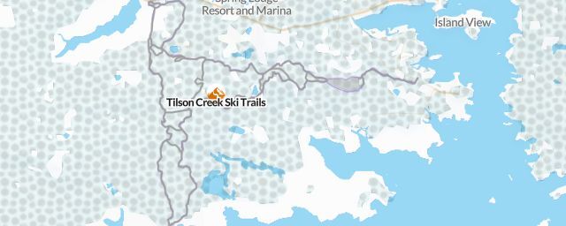 Piste map of the resort Tilson Creek Ski Trails