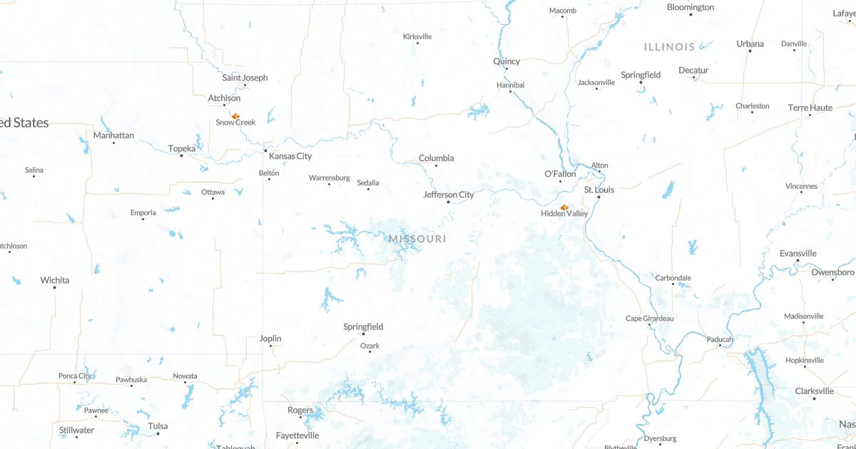 Map of Missouri