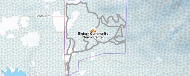 Piste map of the resort Bigfork Community Nordic Center