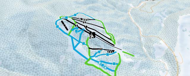 Piste map of the resort Maverick Mountain