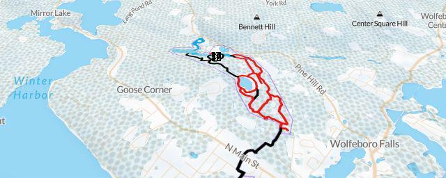 Piste map of the resort Abenaki Ski Area