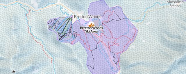 Piste map of the resort Bretton Woods Ski Area