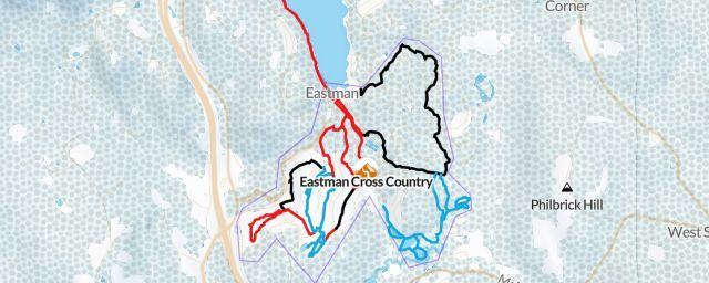 Piste map of the resort Eastman Cross Country