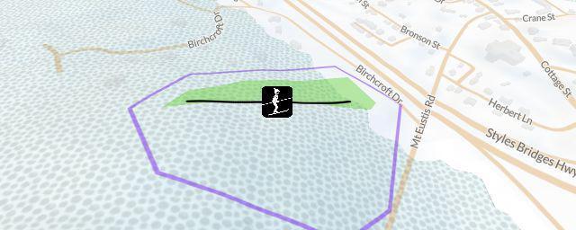Piste map of the resort Mount Eustis
