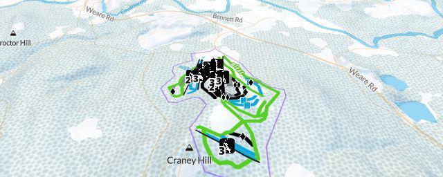 Piste map of the resort Pats Peak