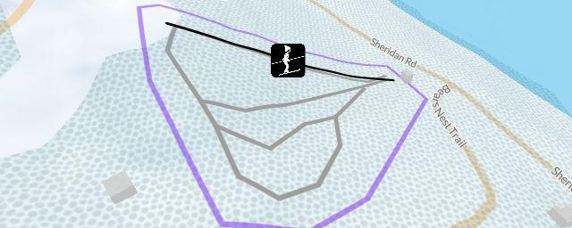 Piste map of the resort Red Hill Outing Club