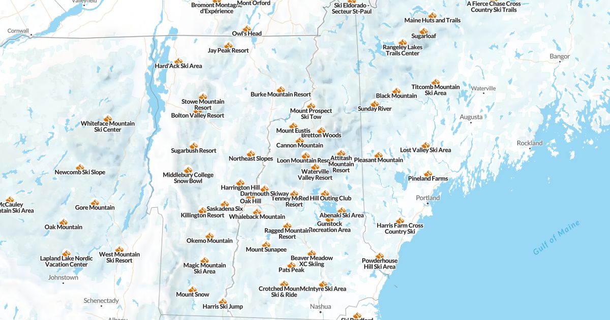 Map of New Hampshire