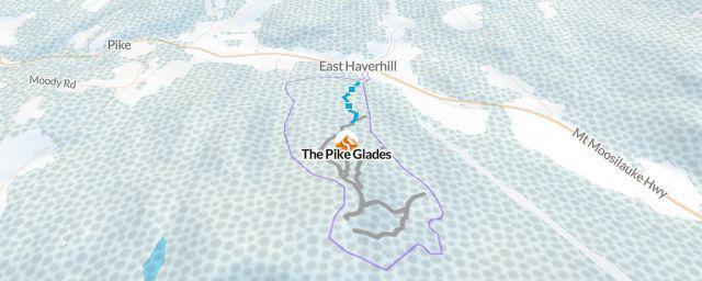 Piste map of the resort The Pike Glades