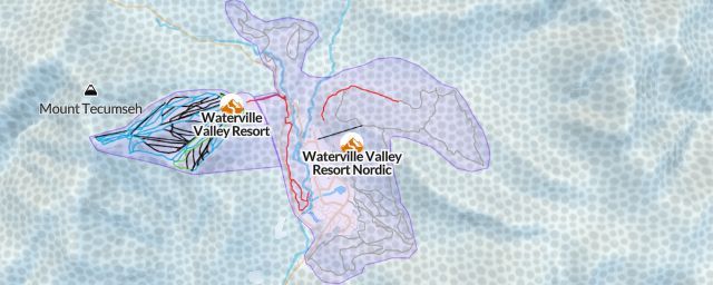Piste map of the resort Waterville Valley Resort Nordic