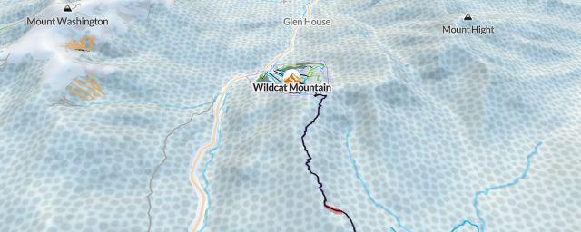 Piste map of the resort Wildcat Mountain