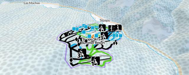 Piste map of the resort Sipapu Ski and Summer Resort