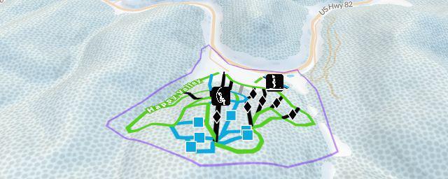 Piste map of the resort Ski Cloudcroft