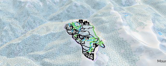 Piste map of the resort Taos Ski Valley