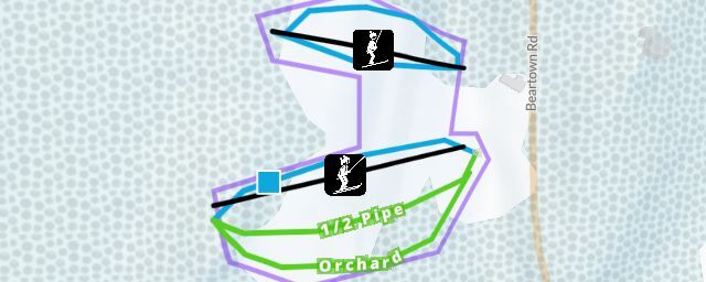 Piste map of the resort Beartown Ski Area