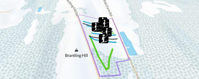 Piste map of the resort Brantling Ski Slopes
