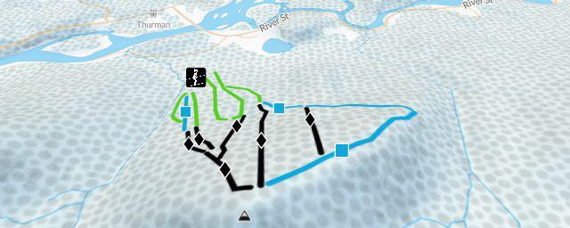 Piste map of the resort Hickory Ski Center