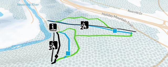 Piste map of the resort Holiday Mountain Ski and Fun Park