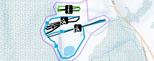 Piste map of the resort Maple Ski Ridge