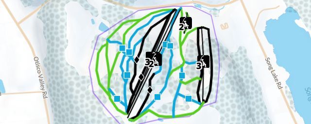 Piste map of the resort Song Mountain Resort