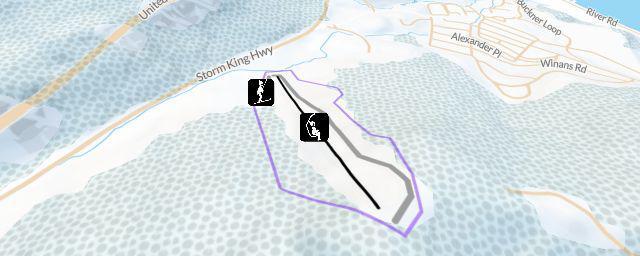 Piste map of the resort Victor Constant Ski Area