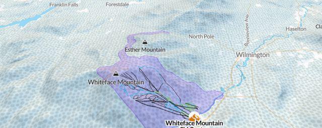 Piste map of the resort Whiteface Mountain Ski Center