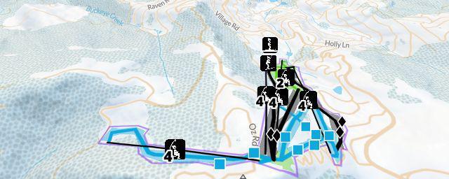 Piste map of the resort Beech Mountain Resort