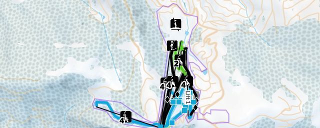 Piste map of the resort Beech Mountain Ski Resort