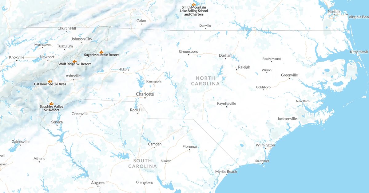 Map of North Carolina