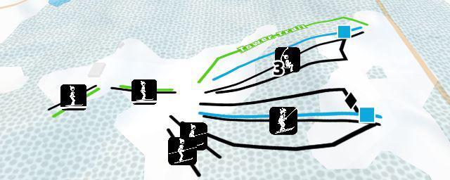 Piste map of the resort Bottineau Winter Park