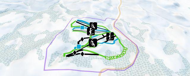 Piste map of the resort Huff Hills Ski Resort
