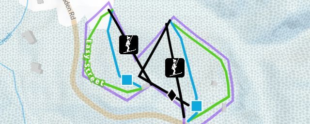 Piste map of the resort Big Creek Ski Area