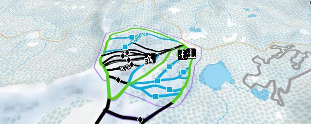 Piste map of the resort Anthony Lakes Mountain Resort