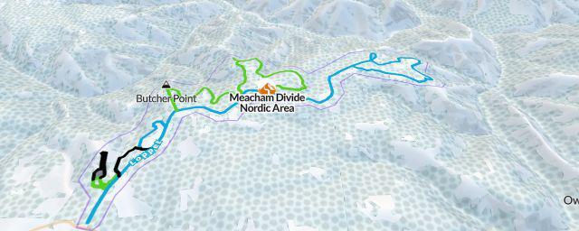 Piste map of the resort Meacham Divide Nordic Area